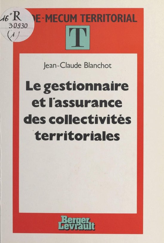 Le gestionnaire et l'assurance des collectivités territoriales