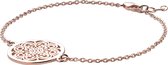 Orphelia Bracelet 18.5 CM Circle Rose plated Zilver 925 ZA-6034/1
