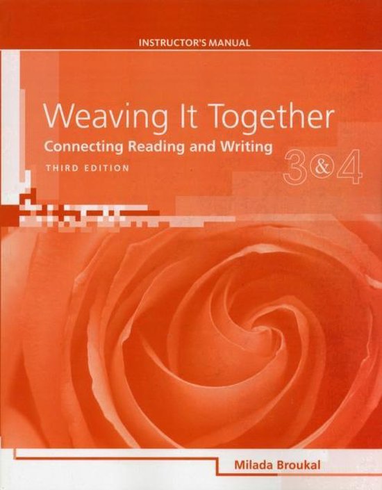 Weaving It Together 3 & 4 Instructor's Manual 9781111002381
