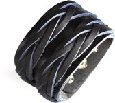 Leren Mannen Armband Gevlochten - Herenarmband