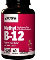 Methylcobalamine B12, 5000 mcg (60 Lozenges) - Jarrow Formulas