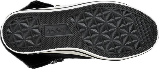 Venice Dames Zwarte halfhoge sneaker - Maat 37 | Bestel nu!