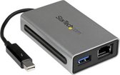 StarTech.com Thunderbolt naar gigabit Ethernet plus USB 3.0