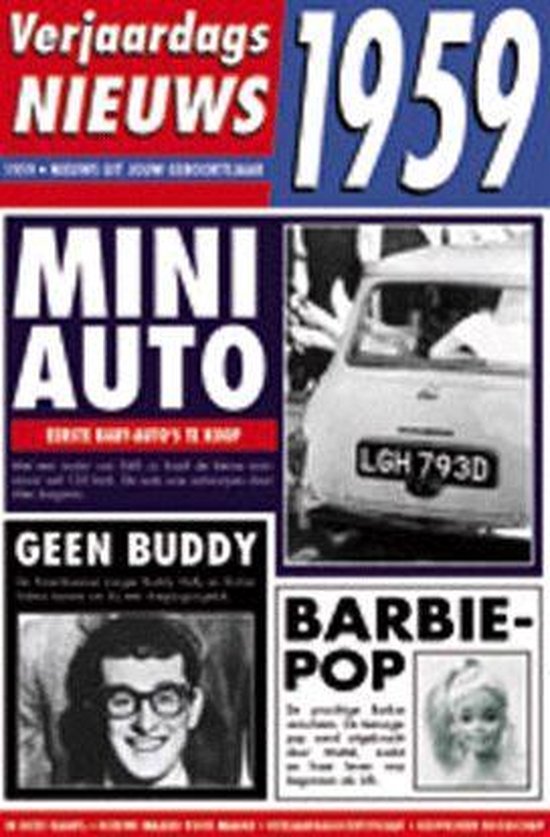 Nieuws kaart uit het jaar 1959 Nieuws kaart uit het jaar 1959