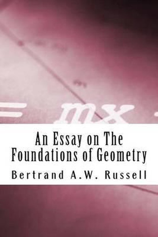 An Essay on The Foundations of Geometry - cover