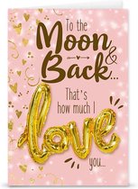 Love ballon "Moon & Back"