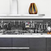 Keuken Achterwand XXL New York Skyline - Crearreda – Muursticker - 180 x 45 cm
