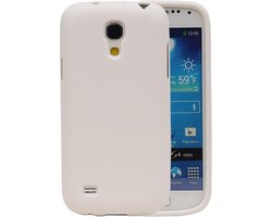 Wit Zand TPU back case cover hoesje voor Samsung Galaxy S4 mini I9190