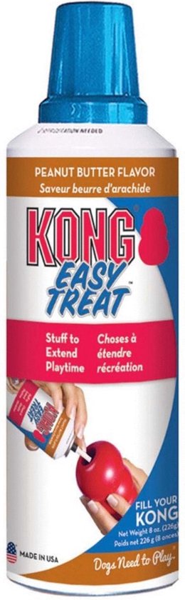 Kong Easy Treat Spuitbus Pindakaas 227 gr