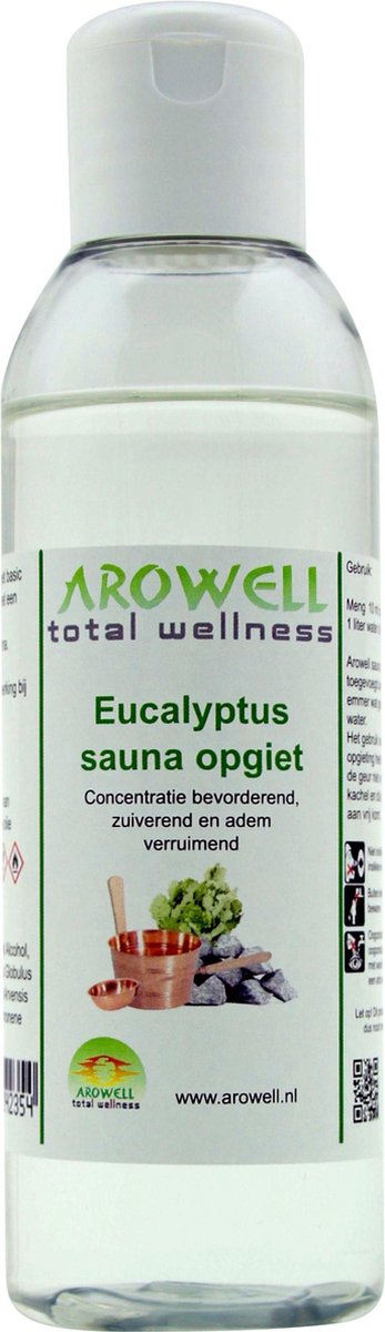 Arowell - Eucalyptus sauna opgiet saunageur opgietconcentraat - 100 ml - Arowell