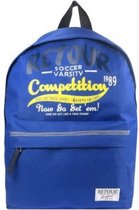 Rugzak Retour blue/blauw 37 x 25 x11 cm Go get 'em!