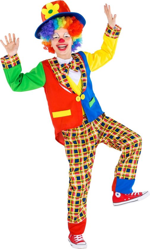 dressforfun - kinder-/tienerkostuum clown sokkenschot 104 (3-4y) -  verkleedkleding... | bol.com