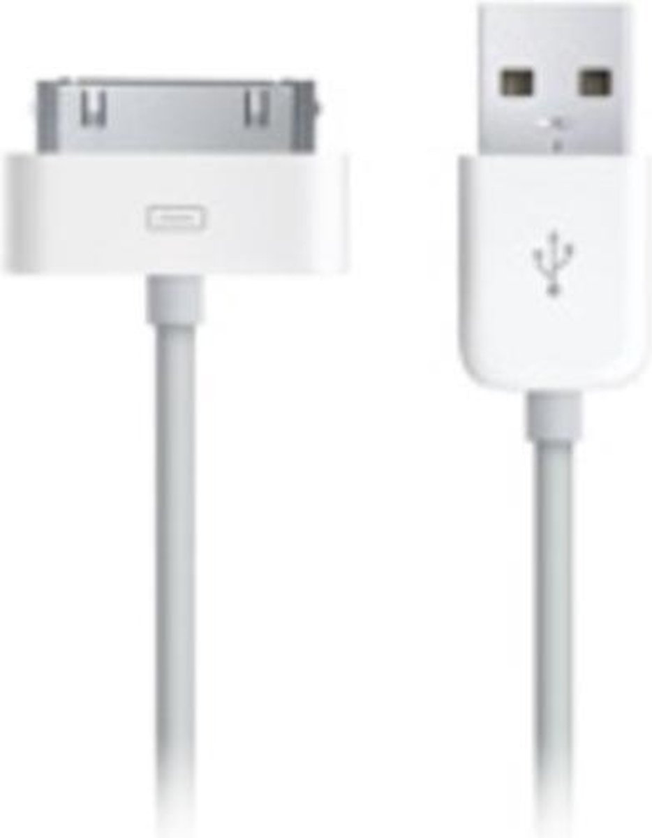 iPhone 4 / 4s lader - USB Adapter/Oplader en 30-pin kabel ( iPod en iPad 1  / 2 / 3) | bol.com