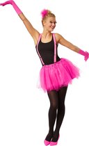 dressforfun - Tutu tulerok met bretels pink XXL - verkleedkleding kostuum halloween verkleden feestkleding carnavalskleding carnaval feestkledij partykleding - 301977