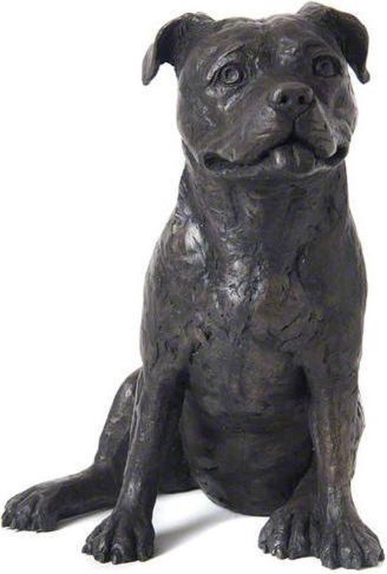asbeeld urn Staffordshire Terriër hondenurn 30 cm