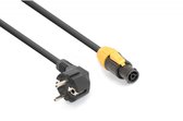 PD Connex Powercon True - Schuko stroomkabel IP65 - 5 meter