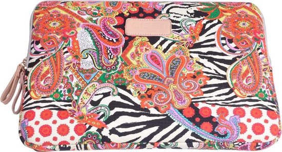 Lisen Laptop Sleeve met Paisley print tot 14 inch 36 5 x 25 5