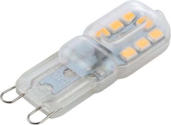 LED steeklampje - 220 Volt - 2,5 W - Warm Wit - G9 - 180 Lumen | bol.com