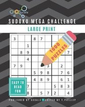 Sudoku Mega Challenge 1000 Puzzles - Large Print