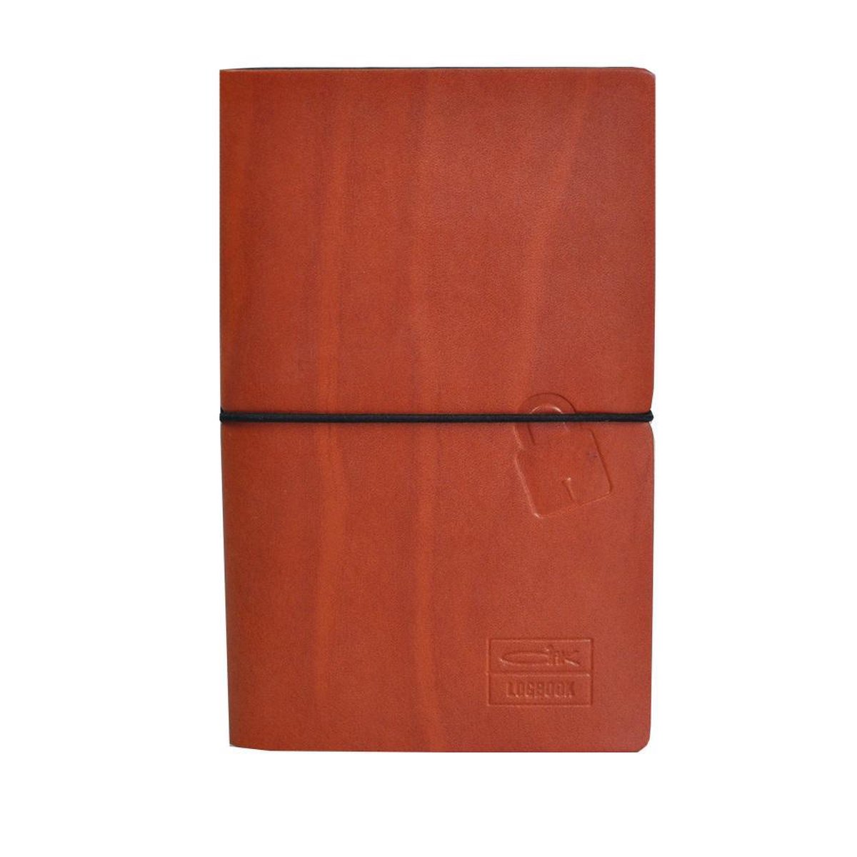 CIAK Wachtwoorden logboek - premium vegan leather - oranje