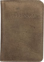 BURKELY Noble Nova Passport Cover - Paspoort / Creditcardhouder - Olijf