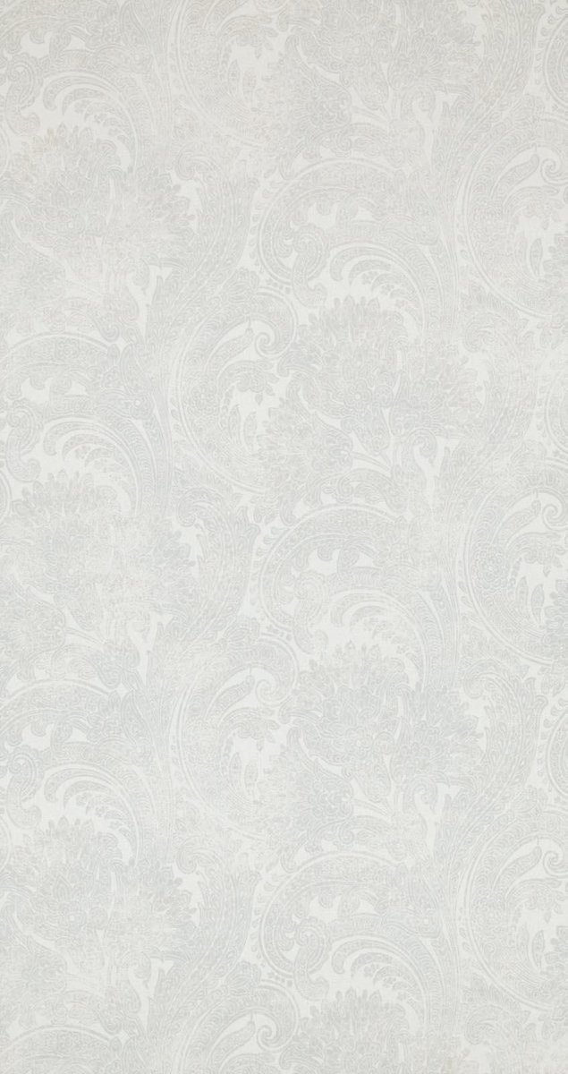 Rivi�ra Maison R.M Pretty Paisley - Behang - 1 m x 53 cm - IJsblauw