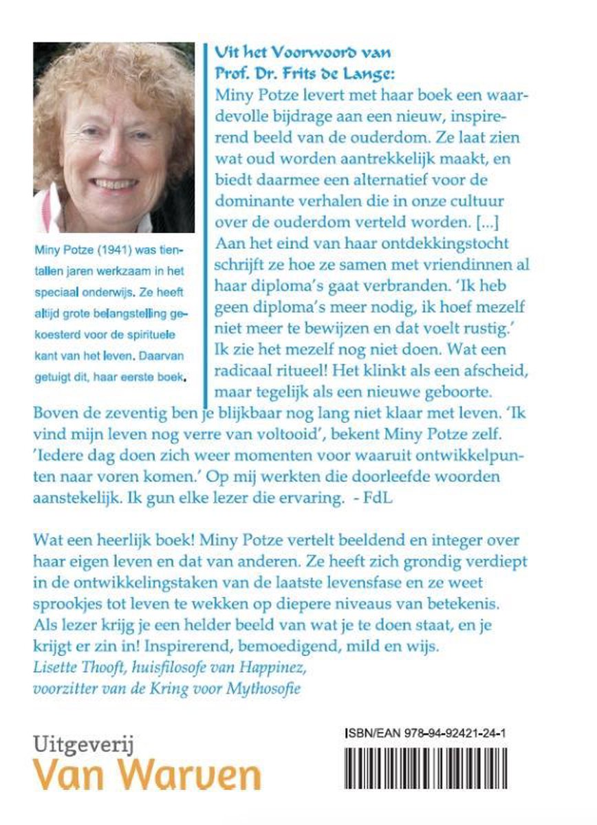 Een portret van Miny Potze, auteur van het boek 'In het licht van de schaduw'.