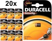 20 Stuks - Duracell A11 MN11 11A 6V Security alkaline batterij