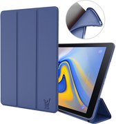 Samsung Galaxy Tab A 2018 Hoes Smart Cover - 10.5 inch - Trifold Book Case Leer Tablet Hoesje Blauw
