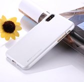 Let op type!! GOOSPERY MERCURY i JELLY for iPhone X  Metal and Oil Painting Soft TPU Protective Back Cover Case(Silver)