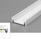 Wit Philips hue LED strip profiel 1 meter – helder / transparant