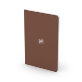 OXFORD Pocket Notes 90x140 mm gelijnd 24 vel 90g chocolade bruin