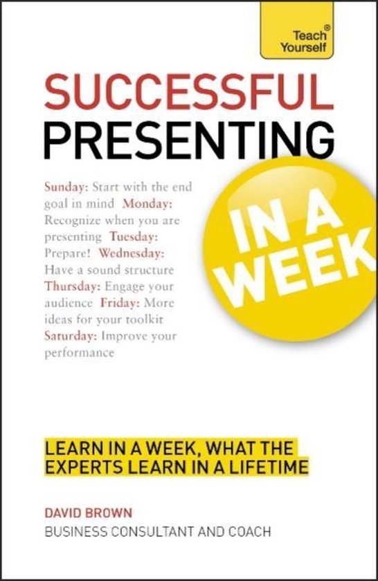 Successful Presenting In A Week: Teach Yourself - cover