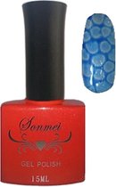 Snake Skin Gel Nagellak Licht Blauw