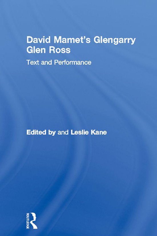 David Mamet's Glengarry Glen Ross - cover