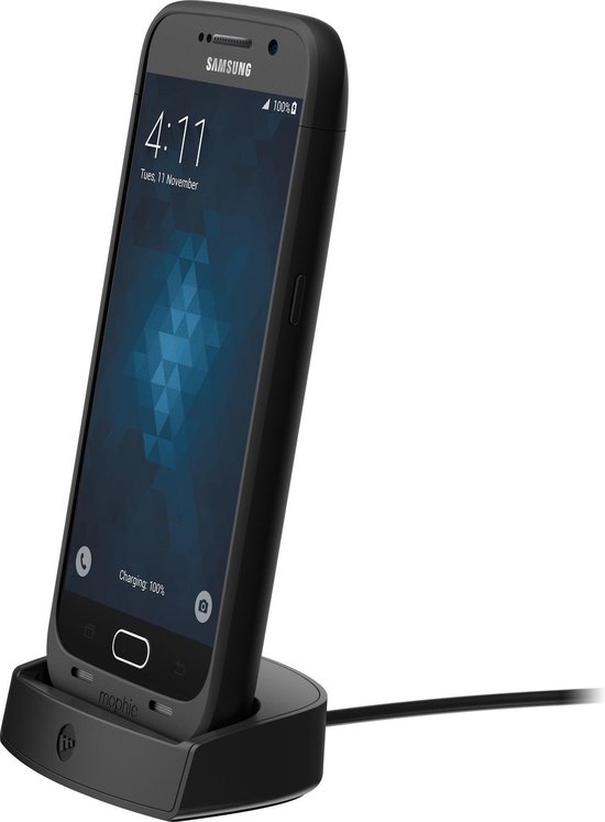 Mophie Juice Pack Desktop Dock voor Samsung Galaxy  S6(Edge) - zwart