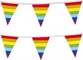 Regenboog vlaggenlijn
