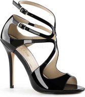 Pleaser Hoge hakken -40 Shoes- AMUSE-15 US 10 Zwart