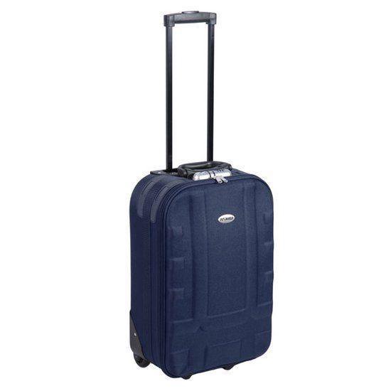 Pro World - Lichtgewicht Handbagage Trolley blauw | bol