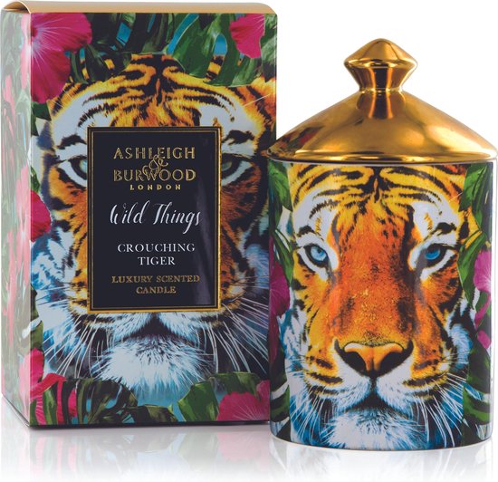 Ashleigh & Burwood Exclusieve Geurkaars Wild Things "Crouching Tiger" - mandarijn bergamot amber