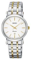Seiko Premier SXB438P1 horloge dames - zilver en ros� - edelstaal