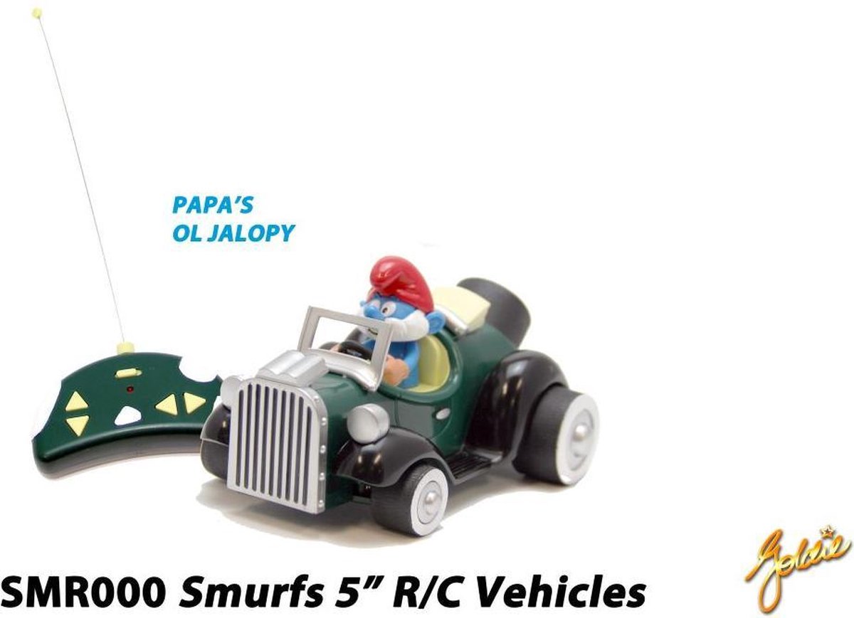 Smurfen Rc Kart Log Racer Grote Smurf