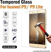 Glazen Screen protector Tempered Glass 2.5D 9H (0.3mm) voor Huawei P9
