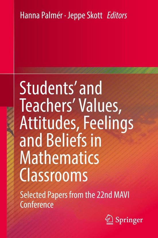 Students' and Teachers' Values, Attitudes, Feelings and Beli ... - cover
