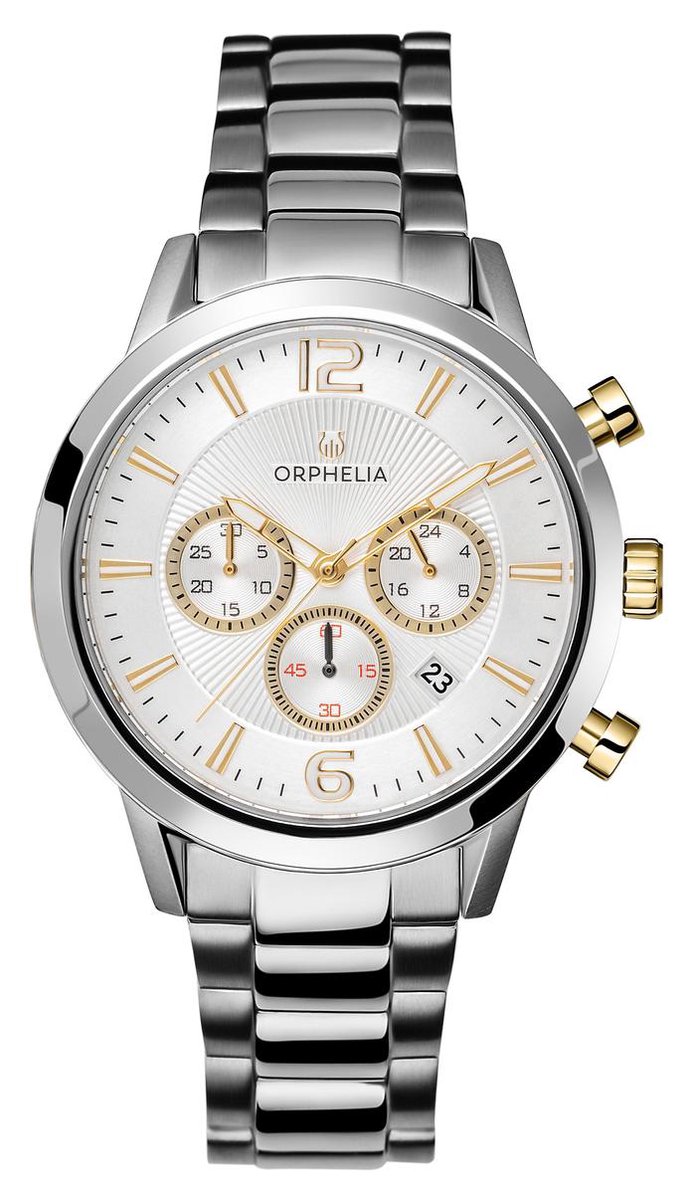 Orphelia Tempo OR82808 Horloge - Staal - Zilverkleurig - Ø 43 mm