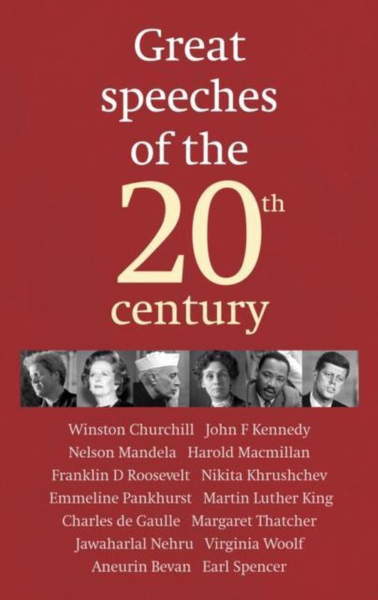 Great Speeches Of The 20th Century - cover