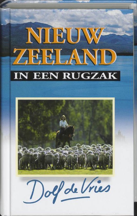 Cover van het boek 'Nieuw-Zeeland in een rugzak' van Dolf de Vries