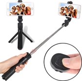 3 in 1 - Selfie Stick - met Afstandsbediening - en Foldable Tripod Stand - Draadloos Smartphone Statief en Driepoot voor iPhone 8 / iPhone 8 Plus / iPhone X / iPhone 6 / 6S / 6 PLUS / Galaxy 