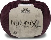 DMC Natura XL 06 Bordeaux. PAK MET 5 BOLLEN a 100 GRAM. KL.NUM. 40.