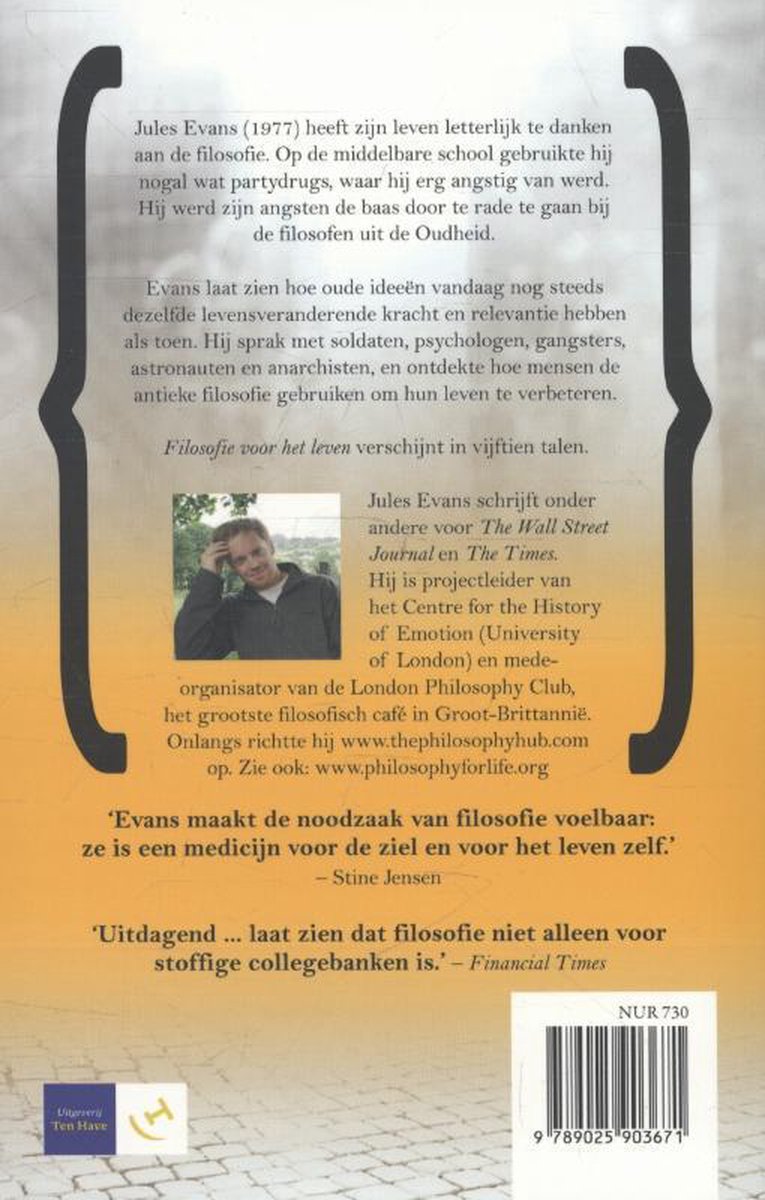 Filosofie voor het leven - back cover